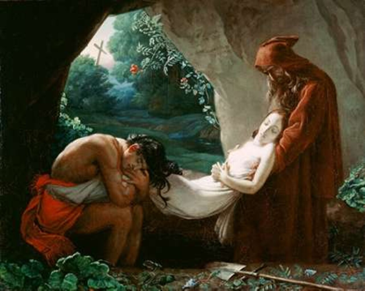 Burial of Atala Poster Print by After Anne Louis Girodet de Roucy-Trioson - Item # VARPDX459872